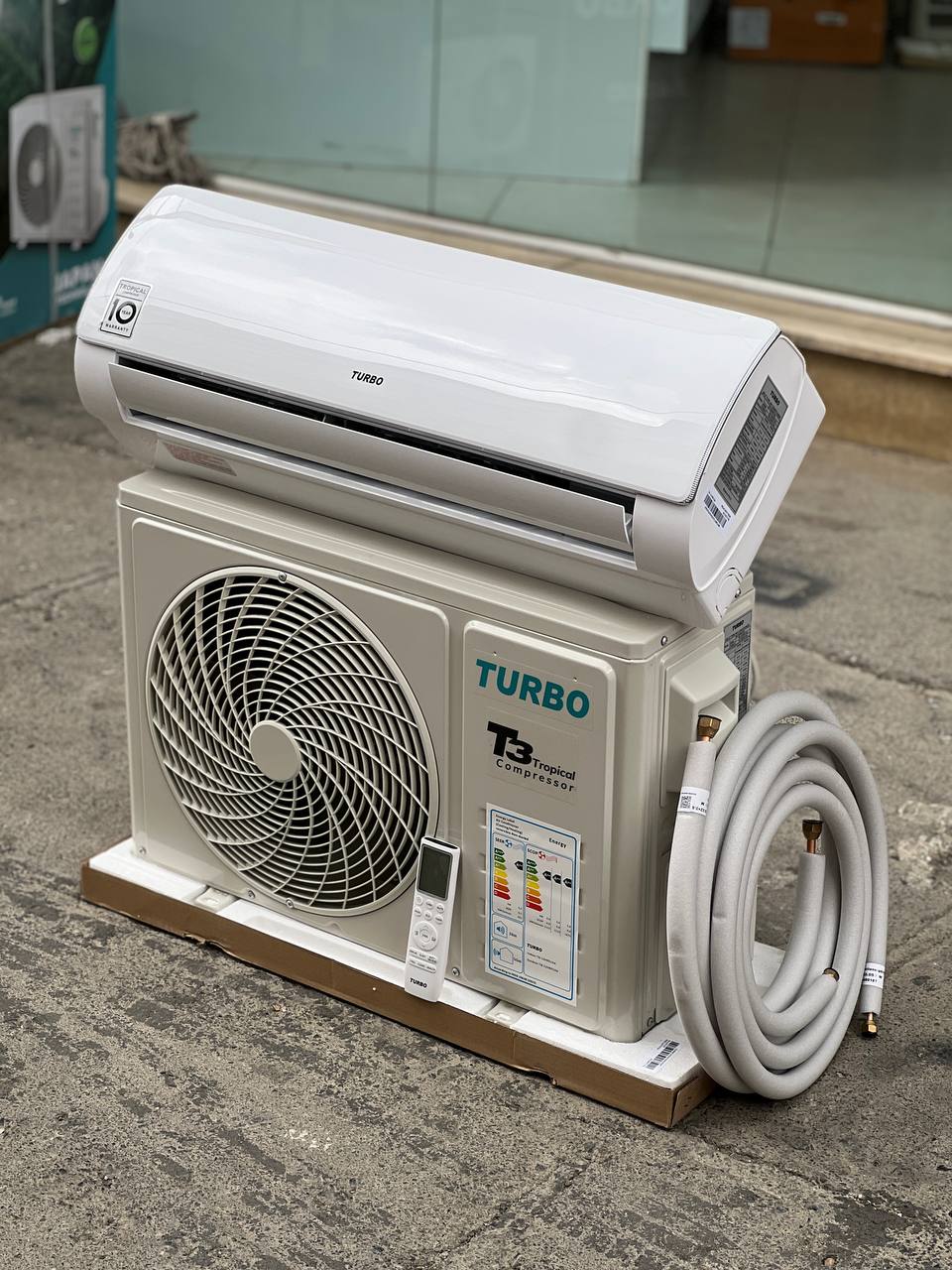 کولرگازی اسپیلت 12 هزار توربو مدل TB-12HRO1XA