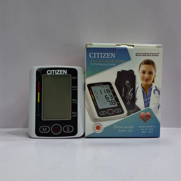 فشارسنج دیجیتالی سخنگو فارسی سیتیزن مدل BLPM-13 ژاپنی