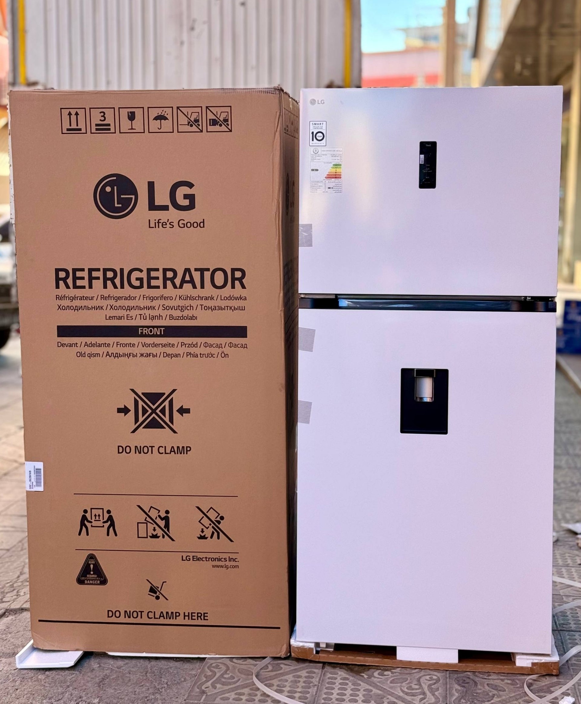 یخچال فریزر ال جی مدل GRF-862BVWB